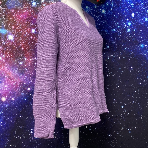 LL Bean | M | Lavender Wool Sweater - Picture 2 of 10